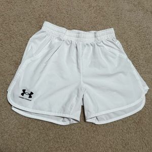 Under armour shorts white